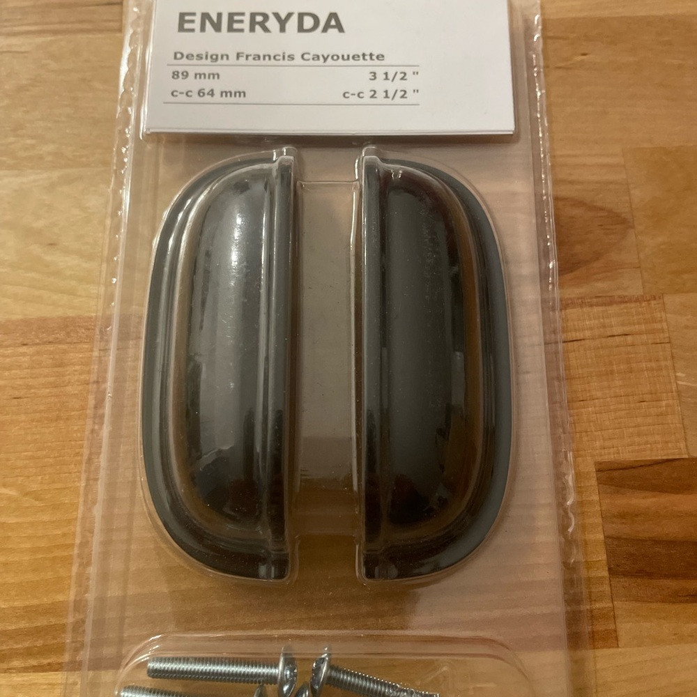IKEA Black Cabinet Handles